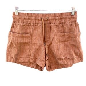 Athleta Cabo Linen Textured 4" Short Sz 6